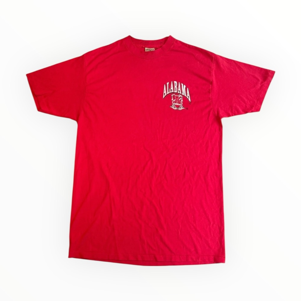 Vintage Alabama Crimson Tide Shirt Mens XL Red University Graphic Print Old Logo